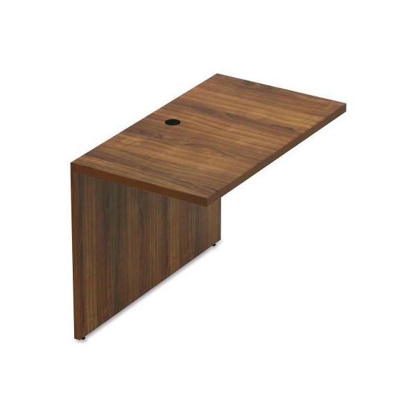 Lorell Lorell Desk Bridge - 41.4" x 23.6" x 30" - Walnut - Chateau Series 34325 - main